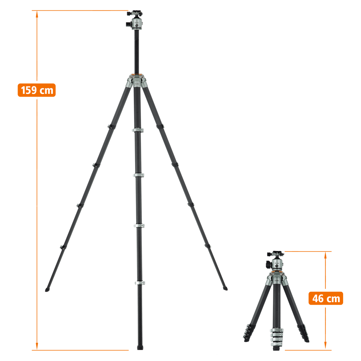 Lion Rock Traveler Pro inkl. Stativkopf